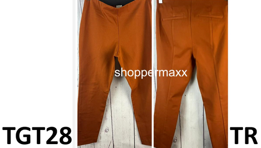 Women's High-Rise Skinny Ankle Pull-On Pants - A New Day,Color- Brown, Size- 6