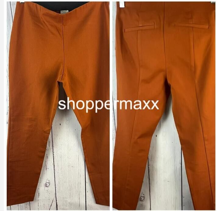 Women's High-Rise Skinny Ankle Pull-On Pants - A New Day,Color- Brown, Size- 6