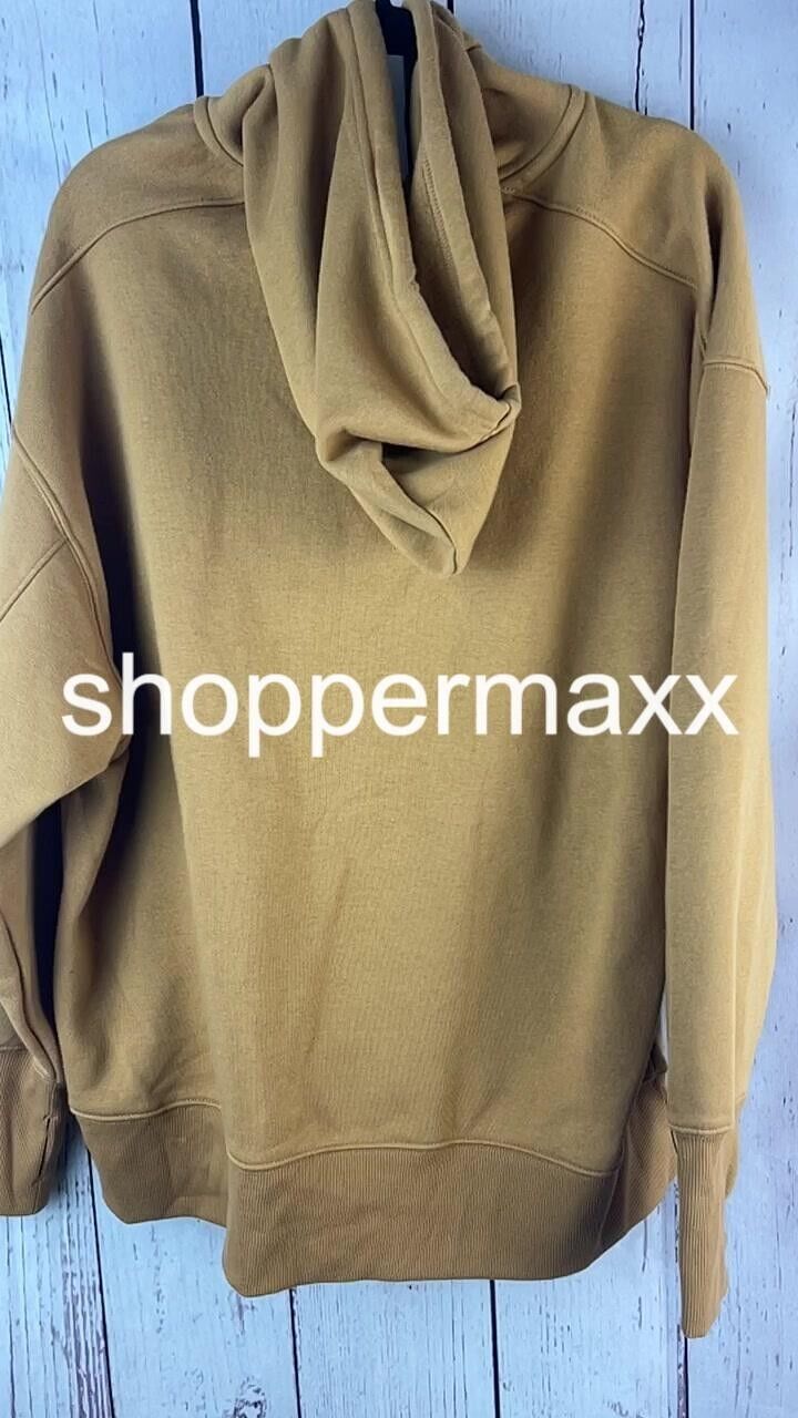 Women's Oversized Zip-Up Hoodie - Wild Fable, Light Brown, Size- S