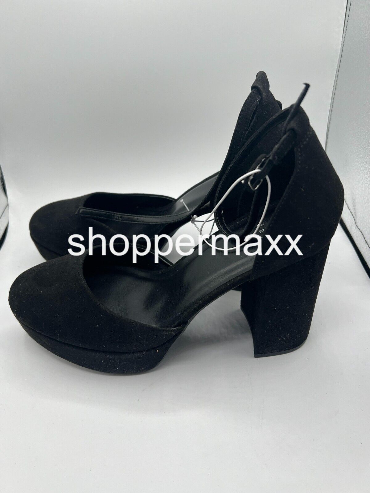 WOMEN'S NOIR PLATFORM PUMPS - A NEW DAY, COLOR- BLACK , SIZE-10
