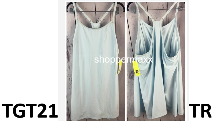 Women's Flex Strappy Exercise Dress - All in Motion, Light Blue, Size 3X