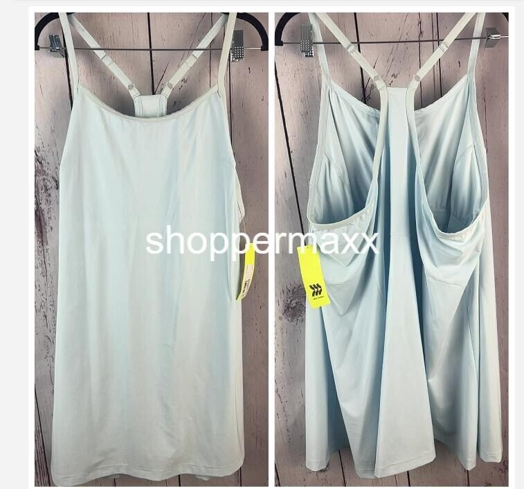 Women's Flex Strappy Exercise Dress - All in Motion, Light Blue, Size 3X