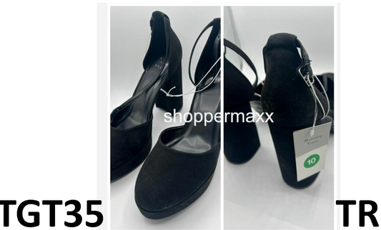 WOMEN'S NOIR PLATFORM PUMPS - A NEW DAY, COLOR- BLACK, SIZE-10