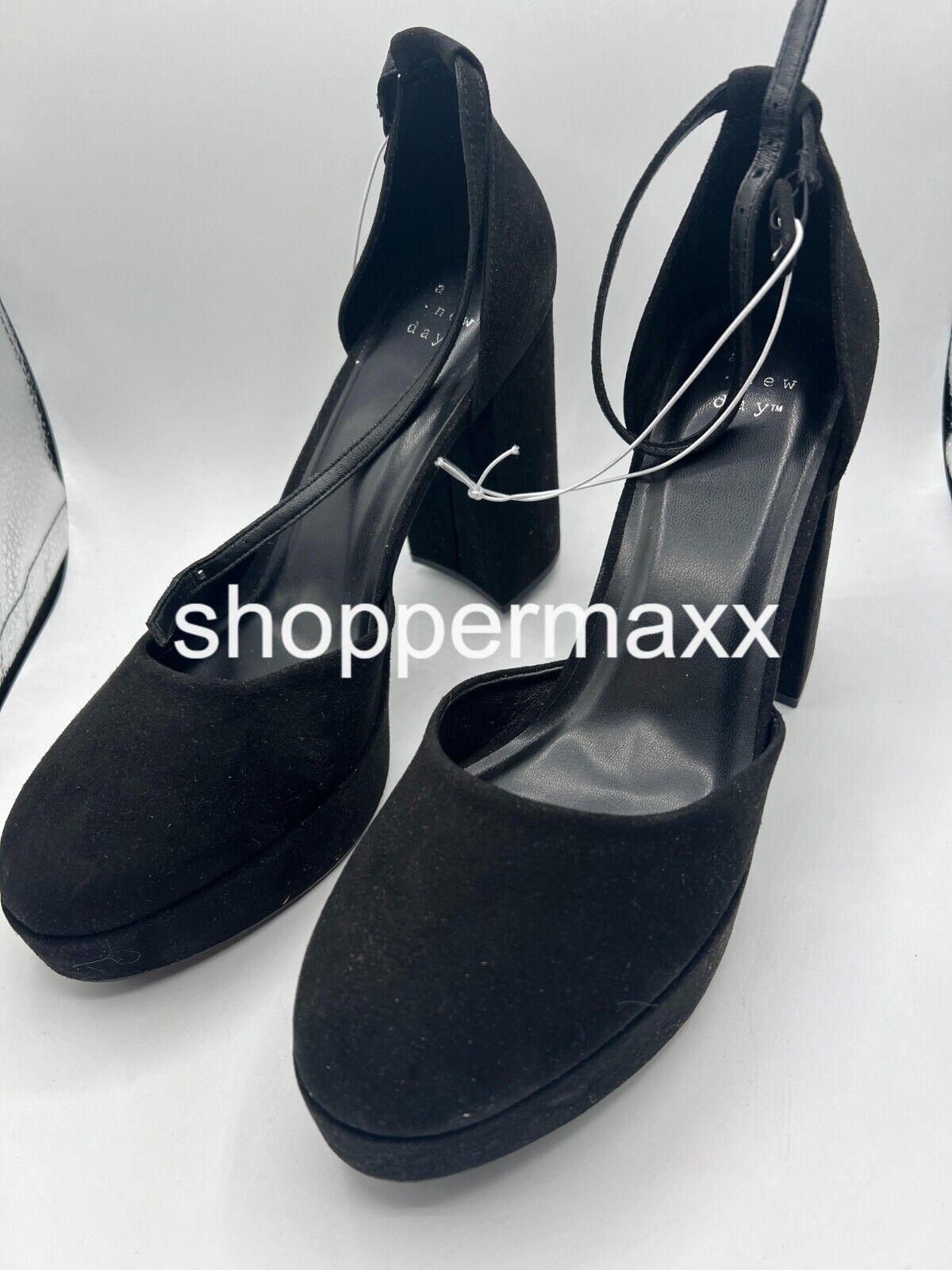 WOMEN'S NOIR PLATFORM PUMPS - A NEW DAY, COLOR- BLACK, SIZE-10