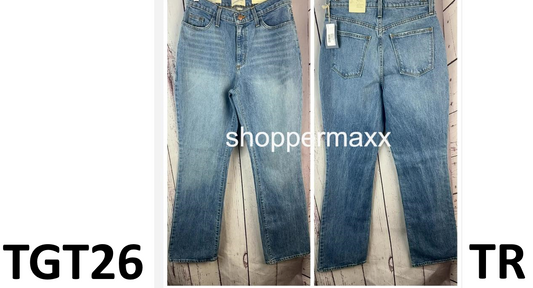 WOMEN'S HIGH-RISE VINTAGE BOOTCUT JEANS - UNIVERSAL THREAD, INDIGO, SIZE 4