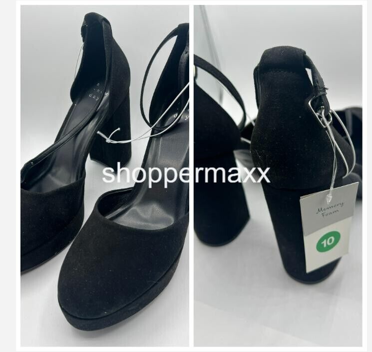 WOMEN'S NOIR PLATFORM PUMPS - A NEW DAY, COLOR- BLACK, SIZE-10