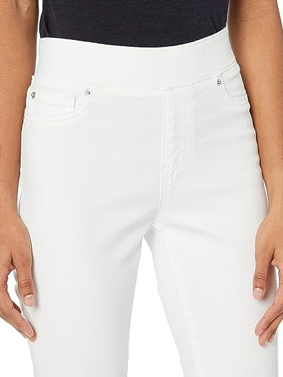 Amazon Essentials Women's Stretch Pull-On Jegging White 14short