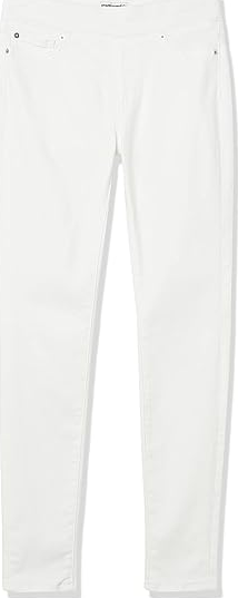 Amazon Essentials Women's Stretch Pull-On Jegging White 14short