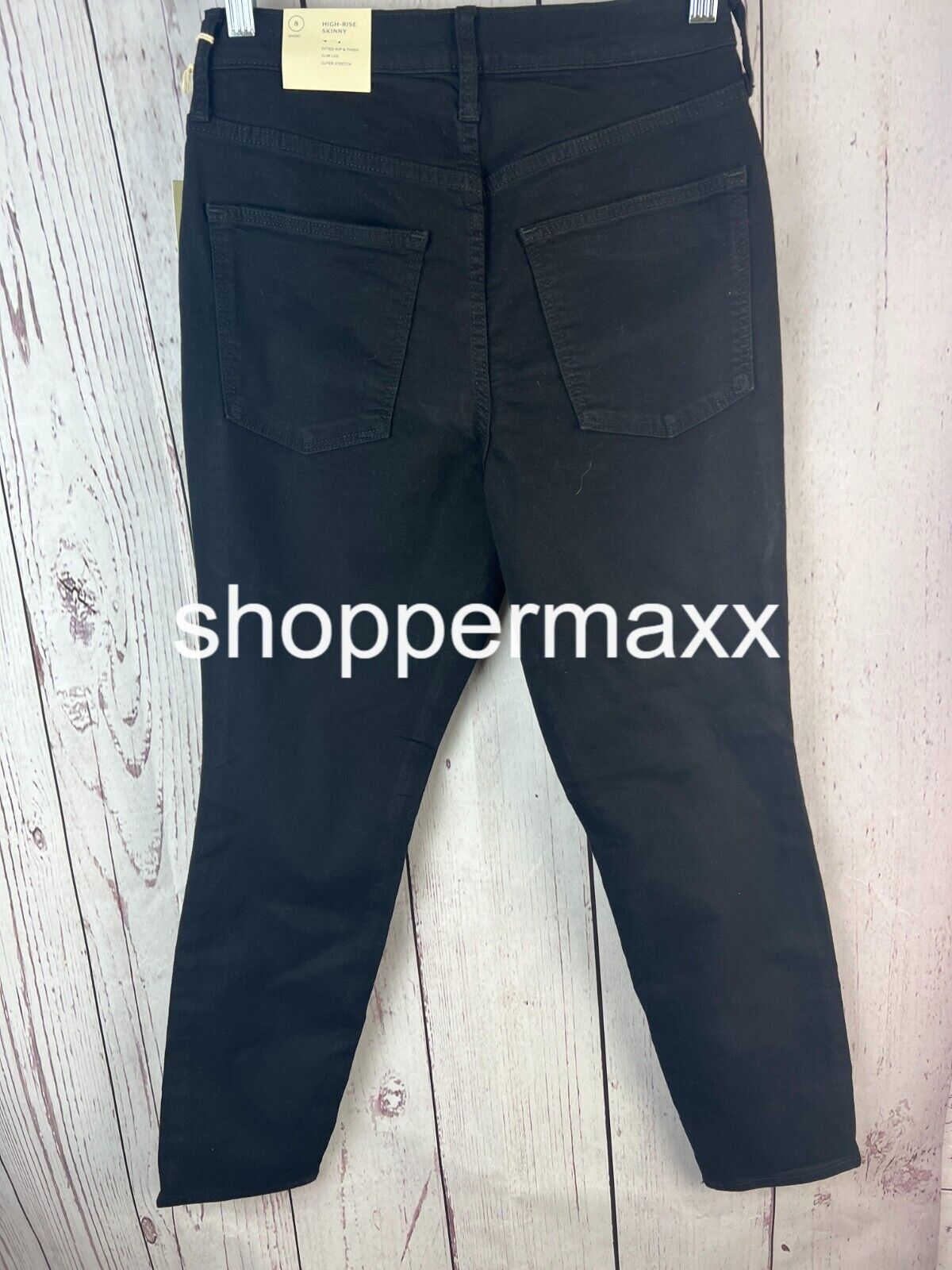 Women's High-Rise Skinny Jeans - Universal Thread, Color- BLACK, Size-8S