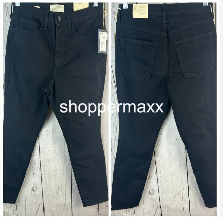 Women's High-Rise Skinny Jeans - Universal Thread, Color- BLACK, Size-8S