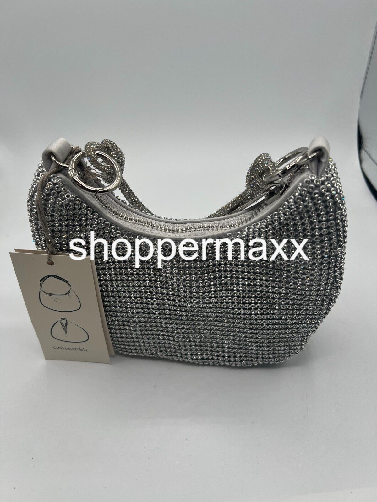 Elise Micro Handbag - A New Day, Color- Silver, Size-ONE SZ