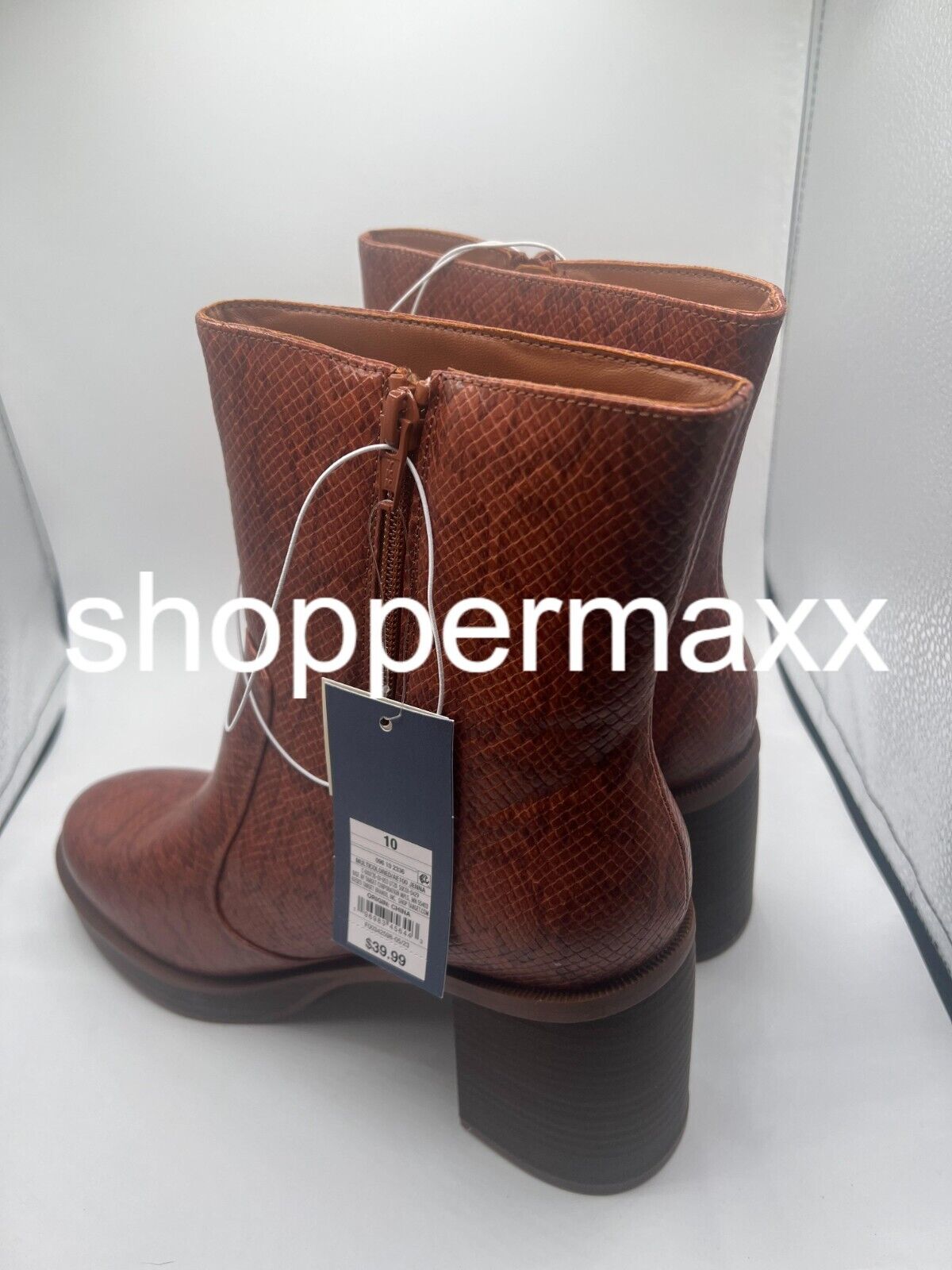 Women's Jenna Platform Boots - Universal Thread, Brown, Size 10