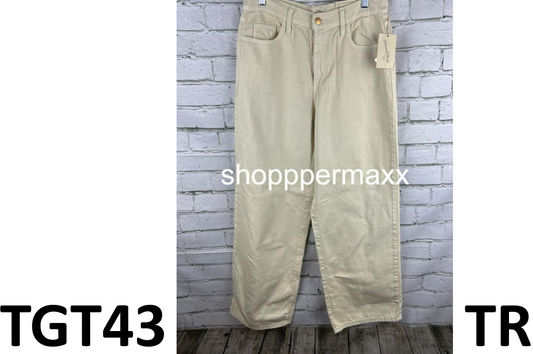 Women's High-Rise Wide Leg Jeans - Universal Thread, Off-White, Size 8