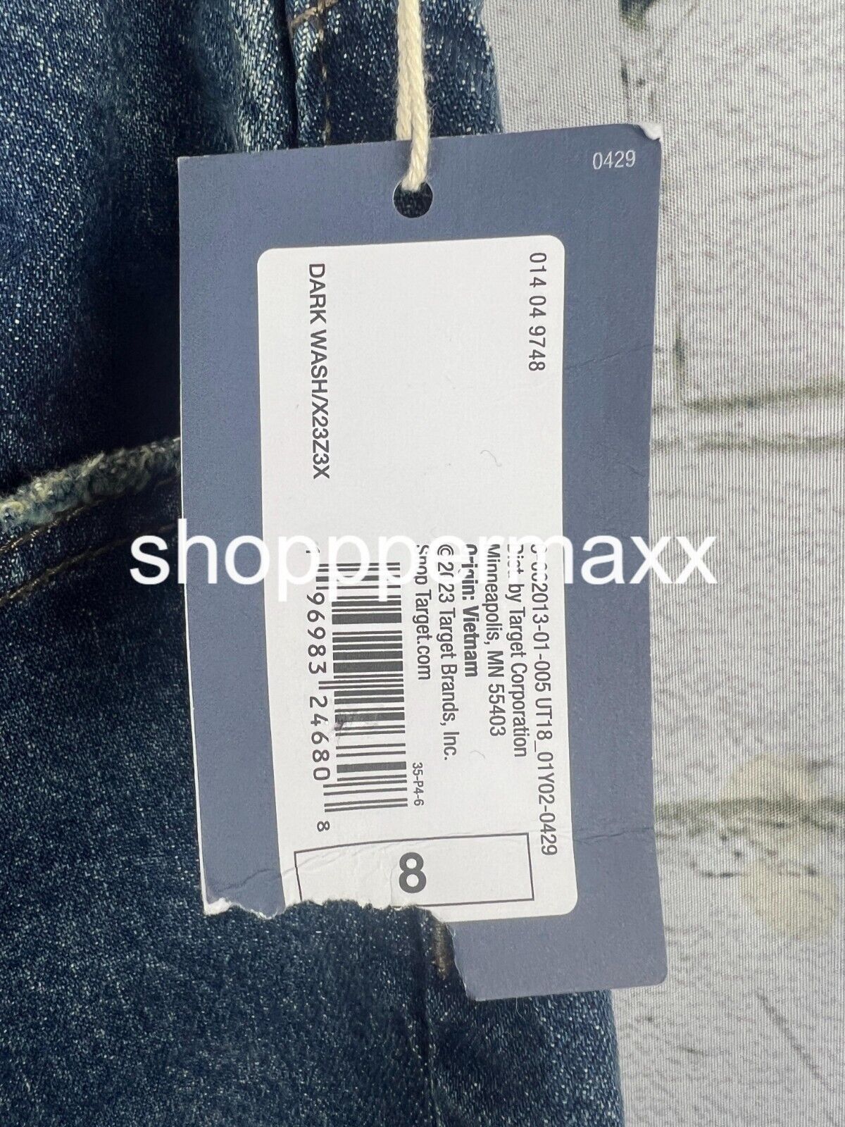 Women's High-Rise 90's Straight Jeans - Universal Thread, Dark Wash, Size 8