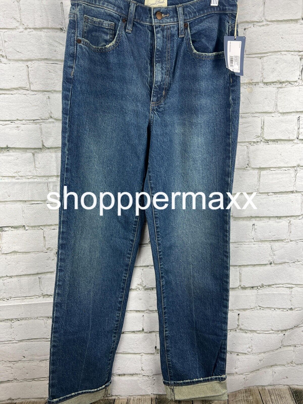 Women's High-Rise 90's Straight Jeans - Universal Thread, Dark Wash, Size 8