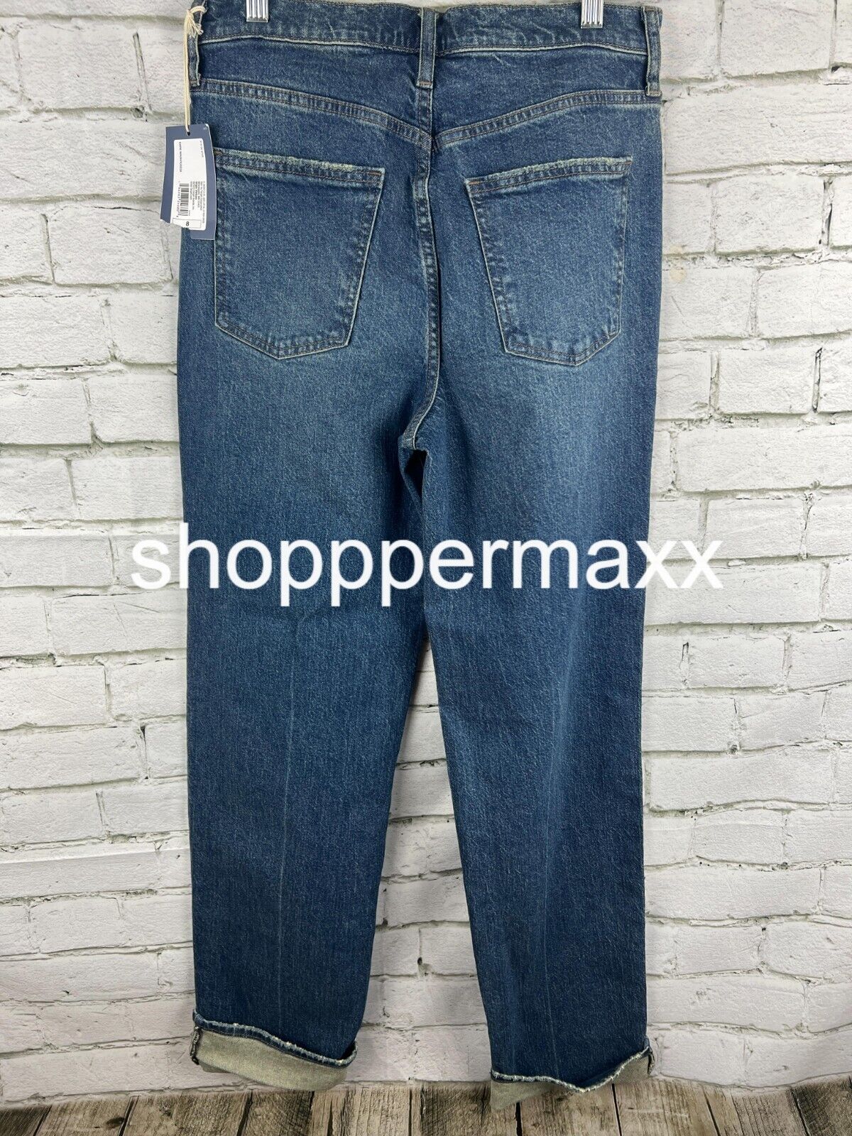 Women's High-Rise 90's Straight Jeans - Universal Thread, Dark Wash, Size 8