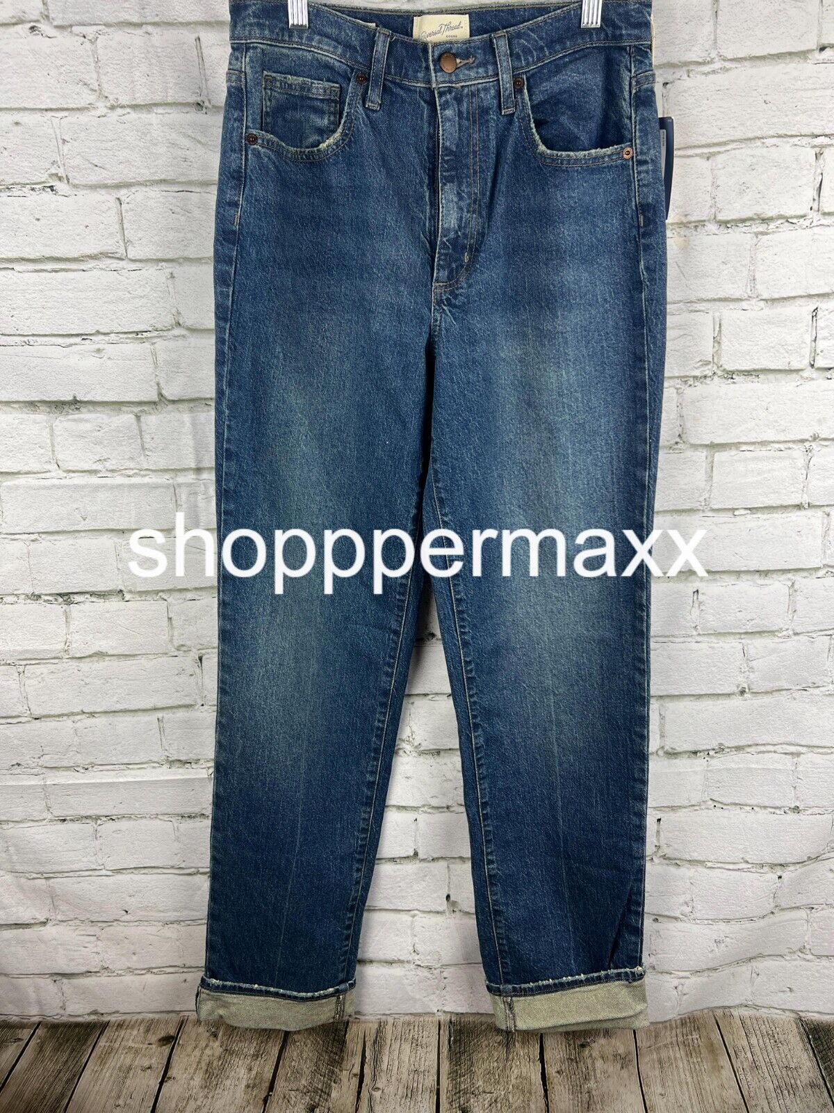 Women's High-Rise 90's Straight Jeans - Universal Thread, Dark Wash, Size 8
