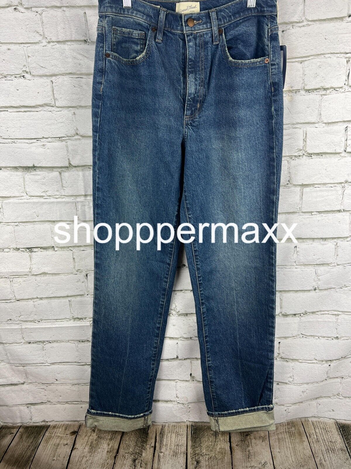 Women's High-Rise 90's Straight Jeans - Universal Thread, Dark Wash, Size 8