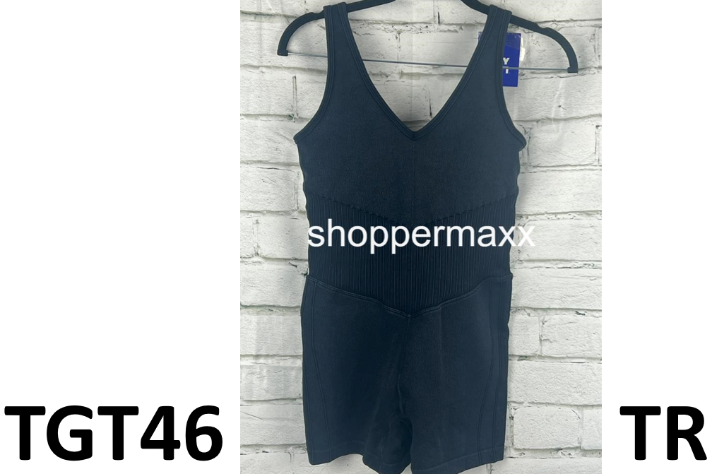 Women's Seamless Short Active Bodysuit - JoyLab, Black, Size Small