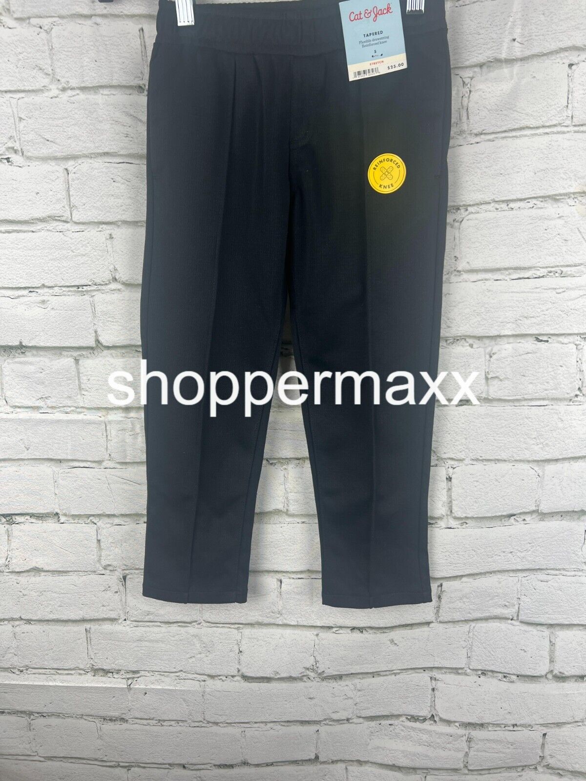 Boys' Knit Pull-On Pants - Cat & Jack, Black, Size 8
