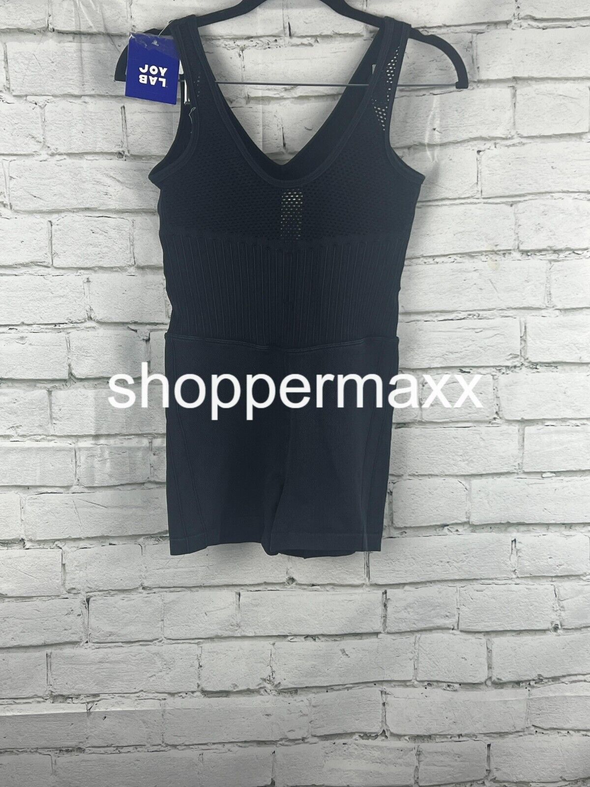 Women's Seamless Short Active Bodysuit - JoyLab, Black, Size Small
