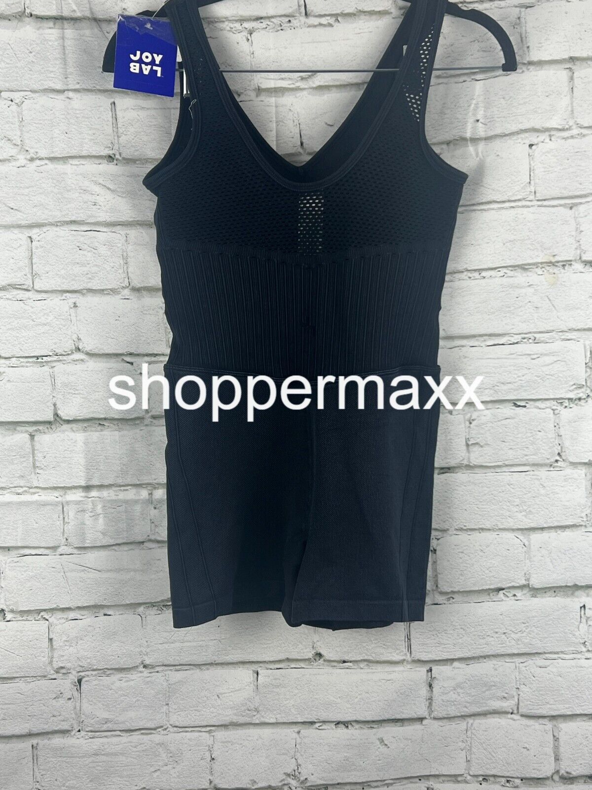 Women's Seamless Short Active Bodysuit - JoyLab, Black, Size Small