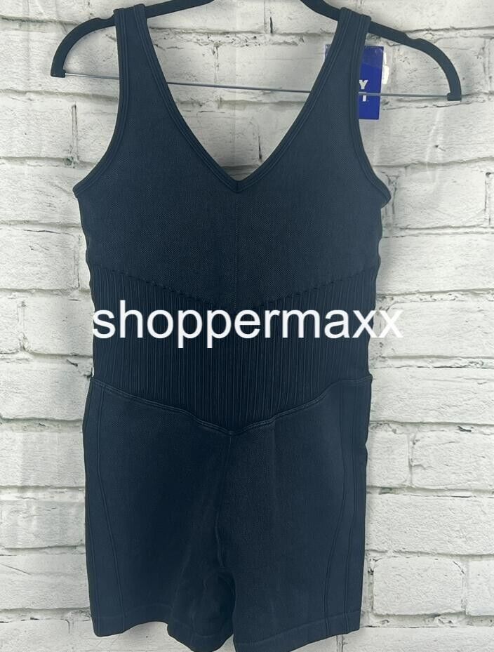 Women's Seamless Short Active Bodysuit - JoyLab, Black, Size Small