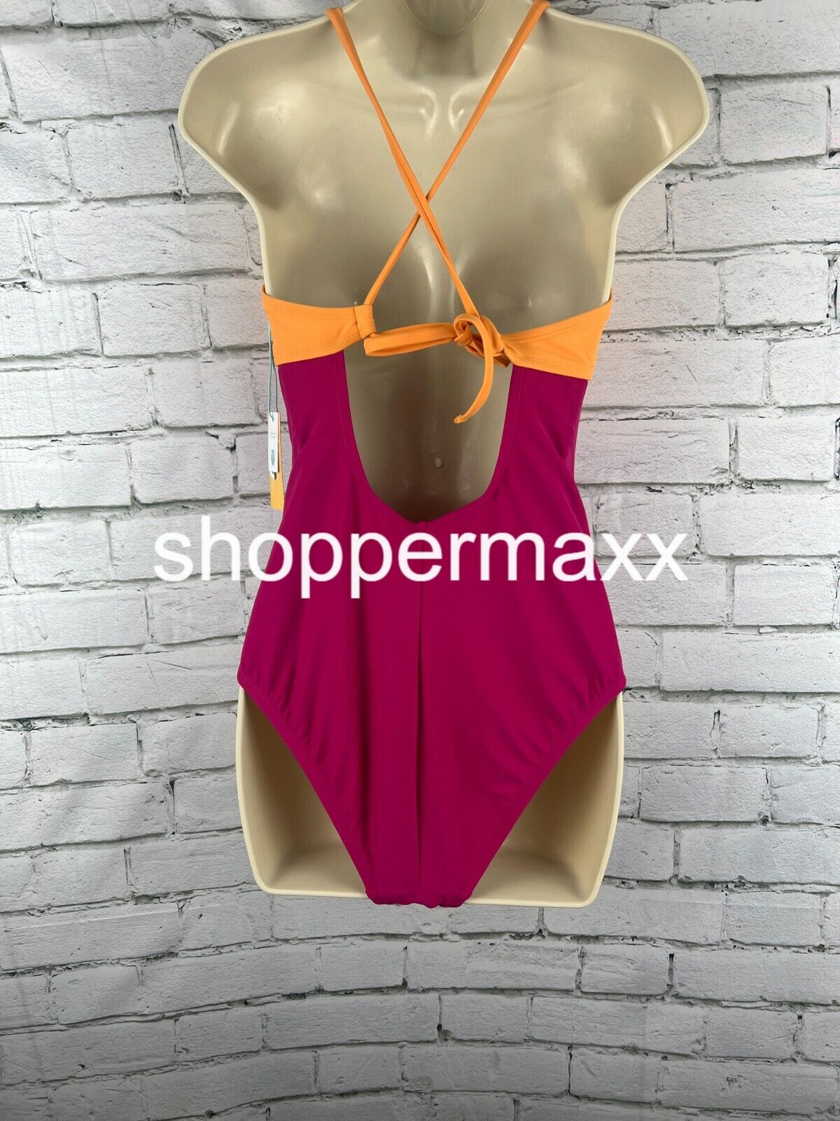 Women' Cut Out Colorblock Medium Coverage One Piece Swimsuit- Kona Sol, M (8-10)