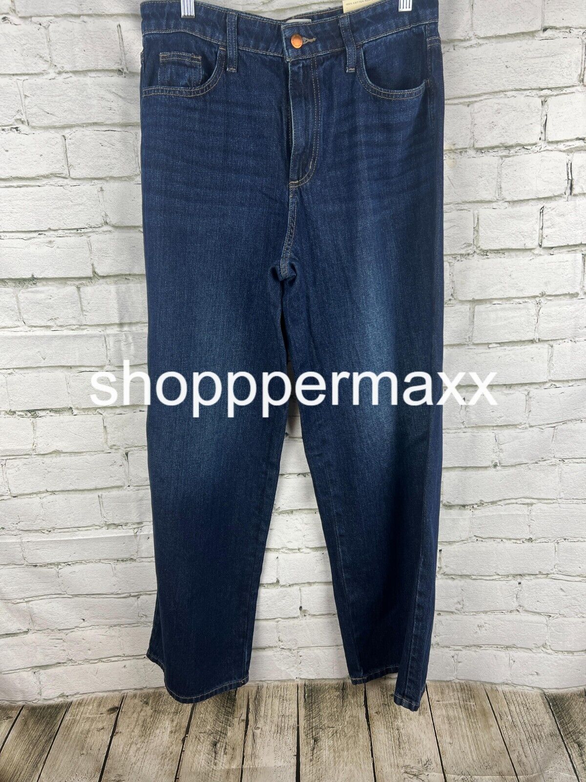 Women's High-Rise Wide Leg Jeans - Universal Thread, Dark Blue, 8 Regular