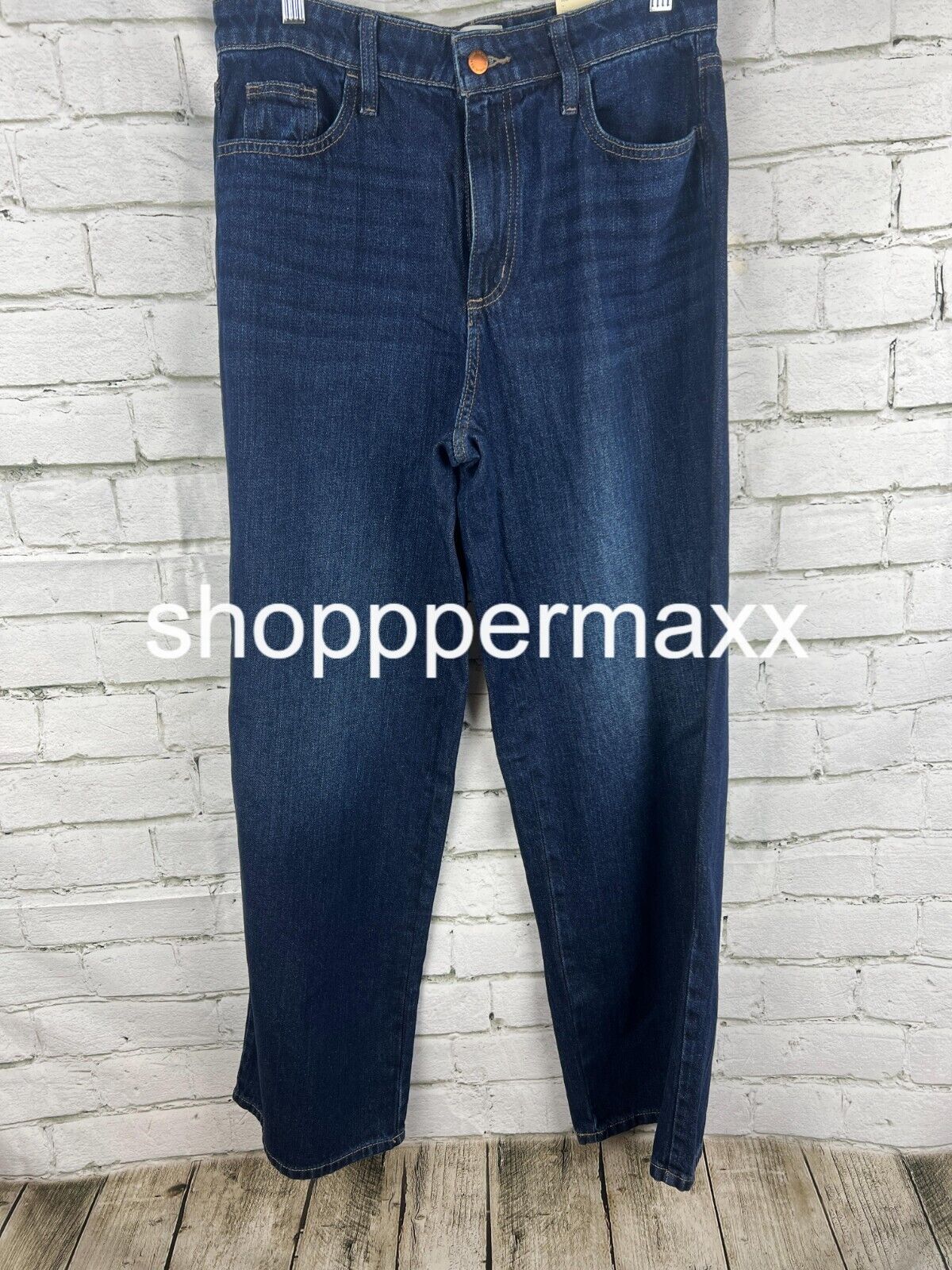 Women's High-Rise Wide Leg Jeans - Universal Thread, Dark Blue, 8 Regular