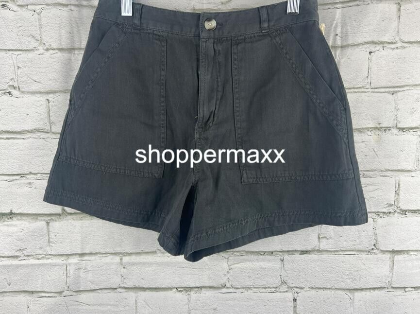 Women's High-Rise Utility Shorts - Universal Thread, Black, Size 2