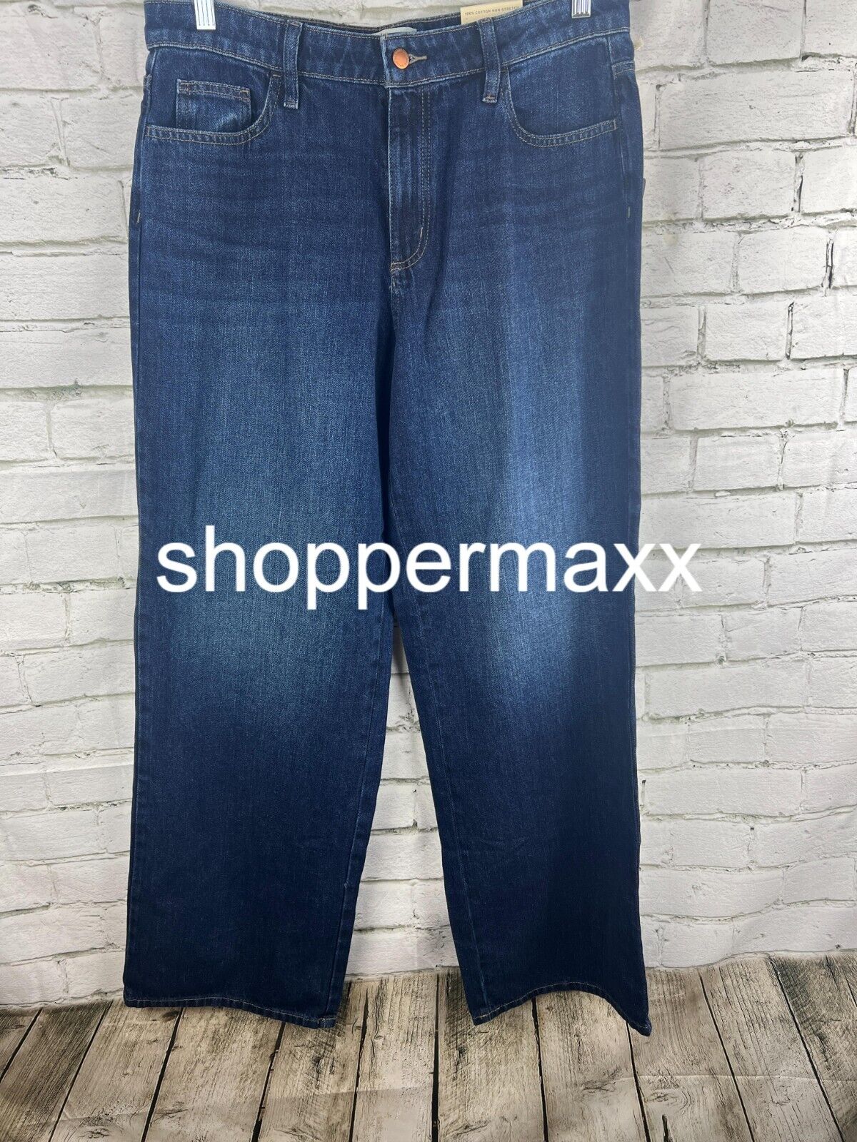 Women's High-Rise Wide Leg Jeans - Universal Thread, Dark Wash, Size 12 Long