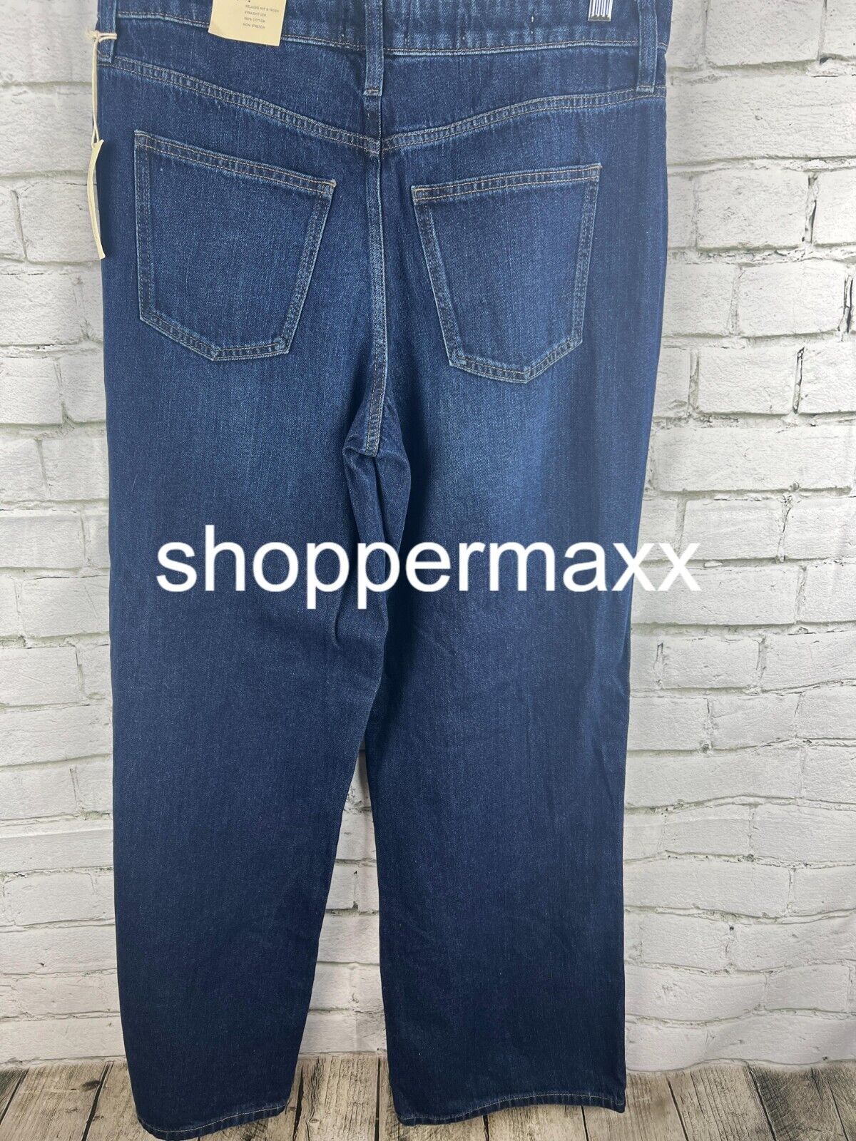 Women's High-Rise Wide Leg Jeans - Universal Thread, Dark Wash, Size 12 Long