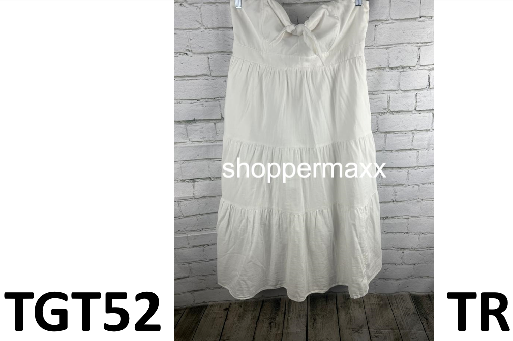 Women's Strapless Sundress - Universal Thread, White, Large
