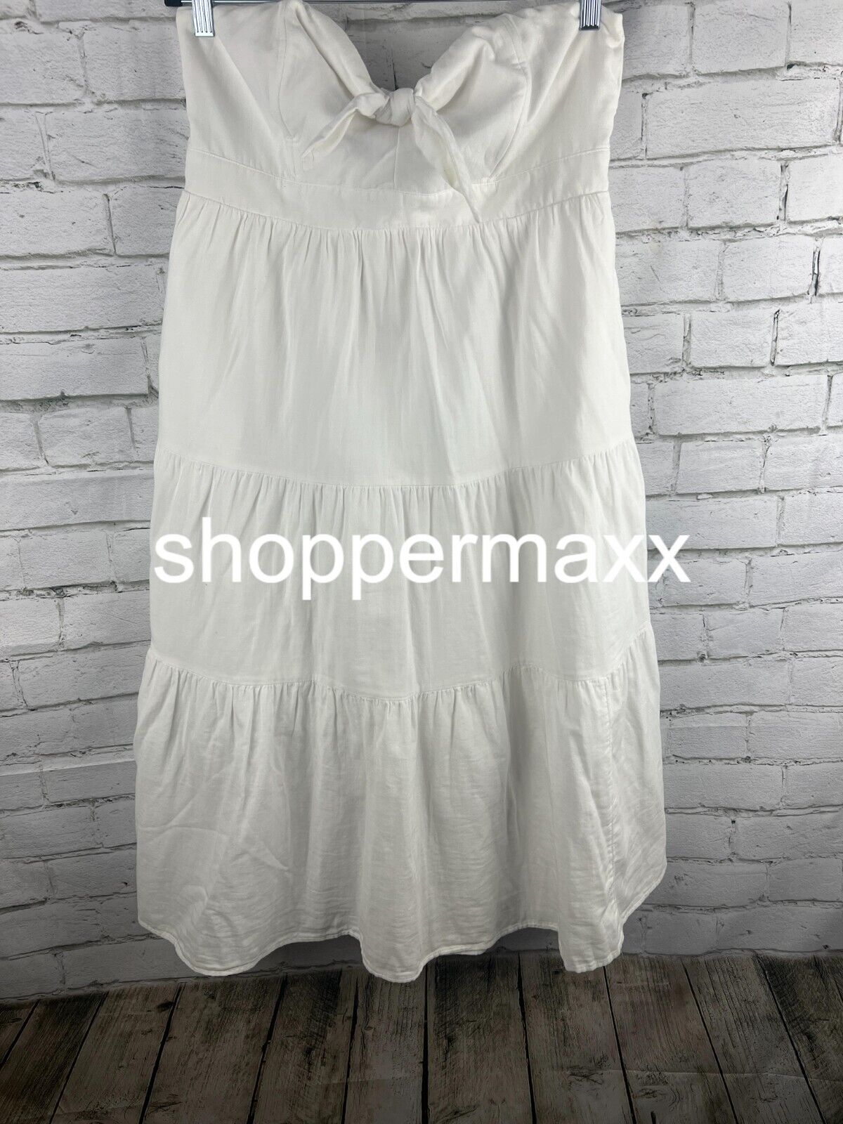 Women's Strapless Sundress - Universal Thread, White, Large