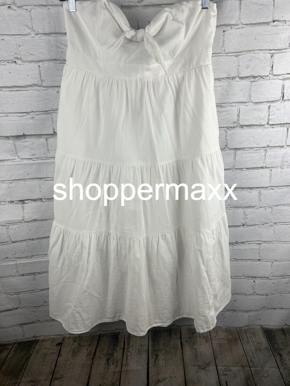 Women's Strapless Sundress - Universal Thread, White, Large