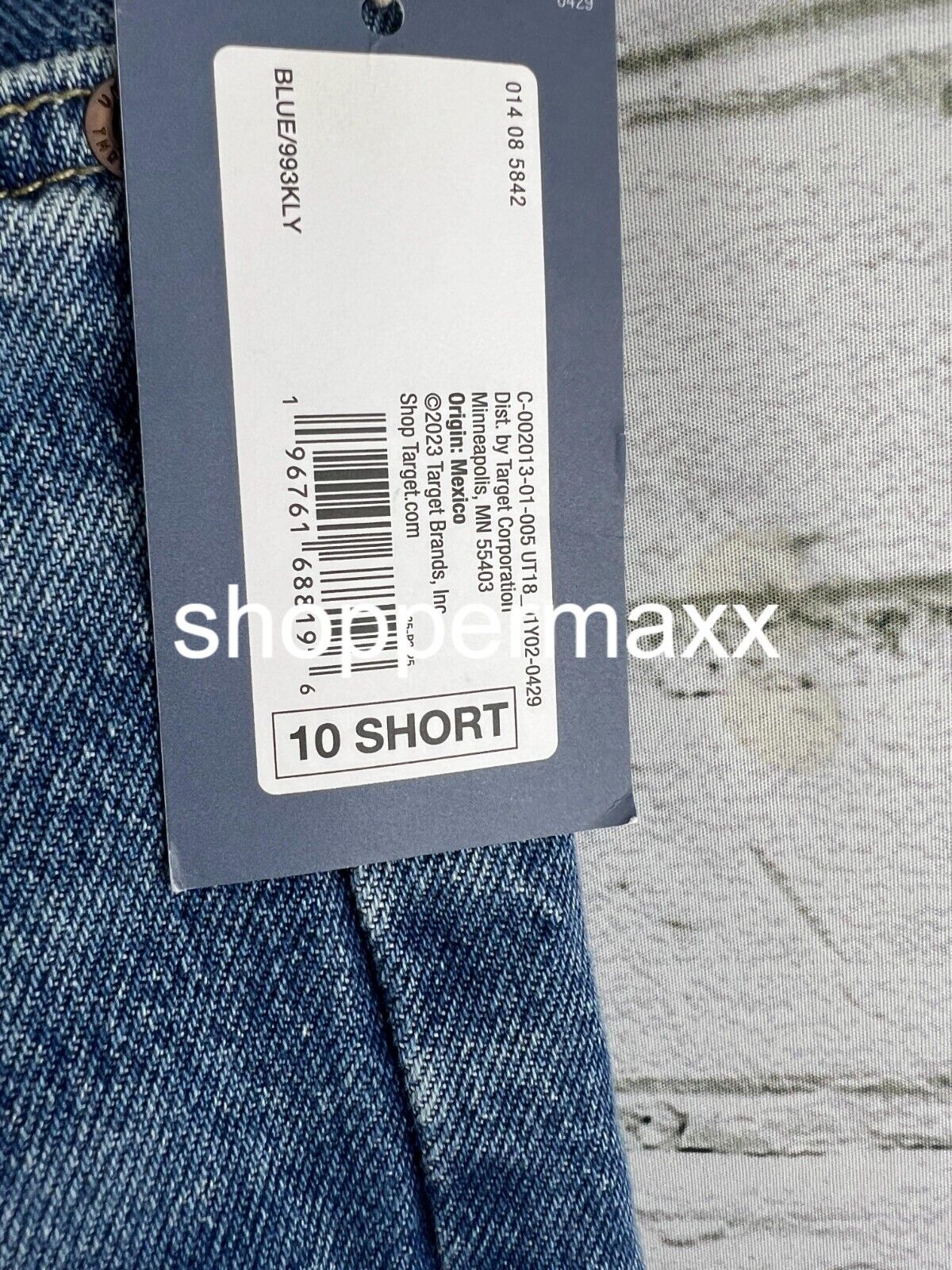 WOMEN'S MID-RISE 90'S BAGGY JEANS - UNIVERSAL THREAD, MEDIUM WASH, 10 SHORT