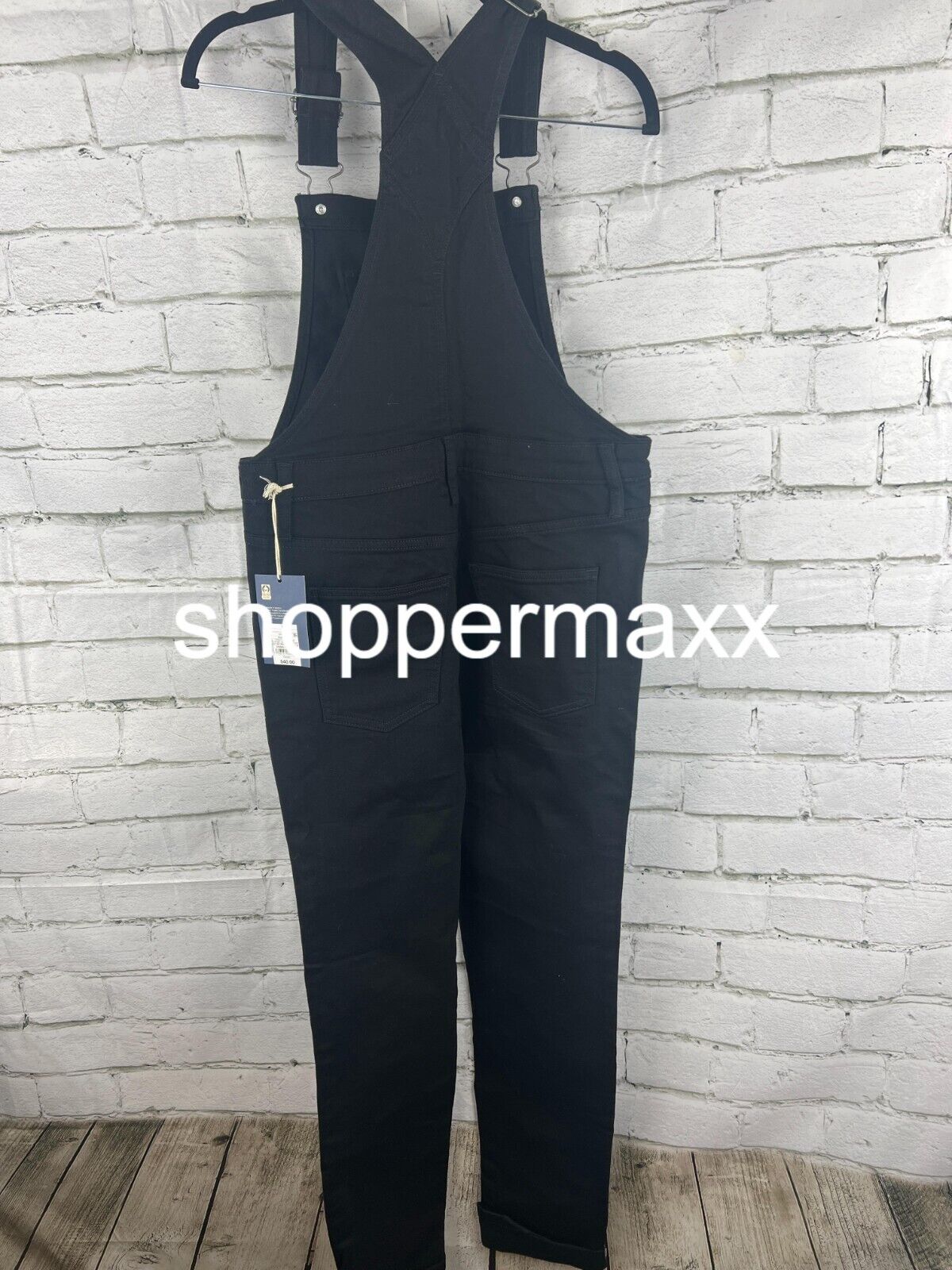 Women's 90's Slim Denim Overalls - Universal Thread, Black, Size 6