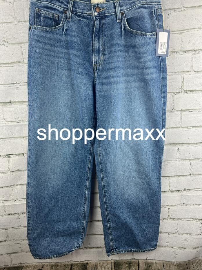 WOMEN'S MID-RISE 90'S BAGGY JEANS - UNIVERSAL THREAD, MEDIUM WASH, 10 SHORT