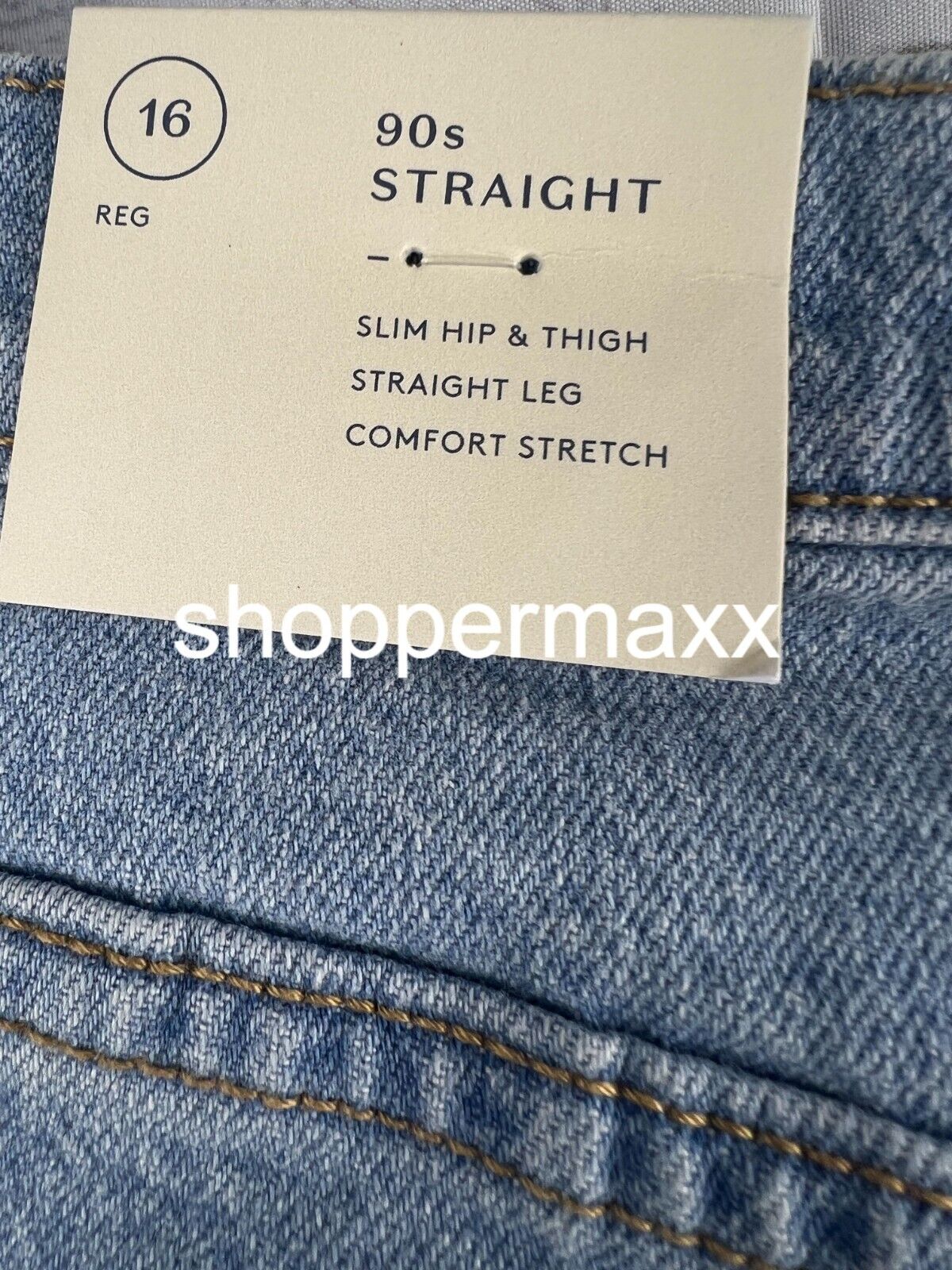 Women High-Rise Embellished 90's Straight Jeans- Universal Thread Light Wash, 16