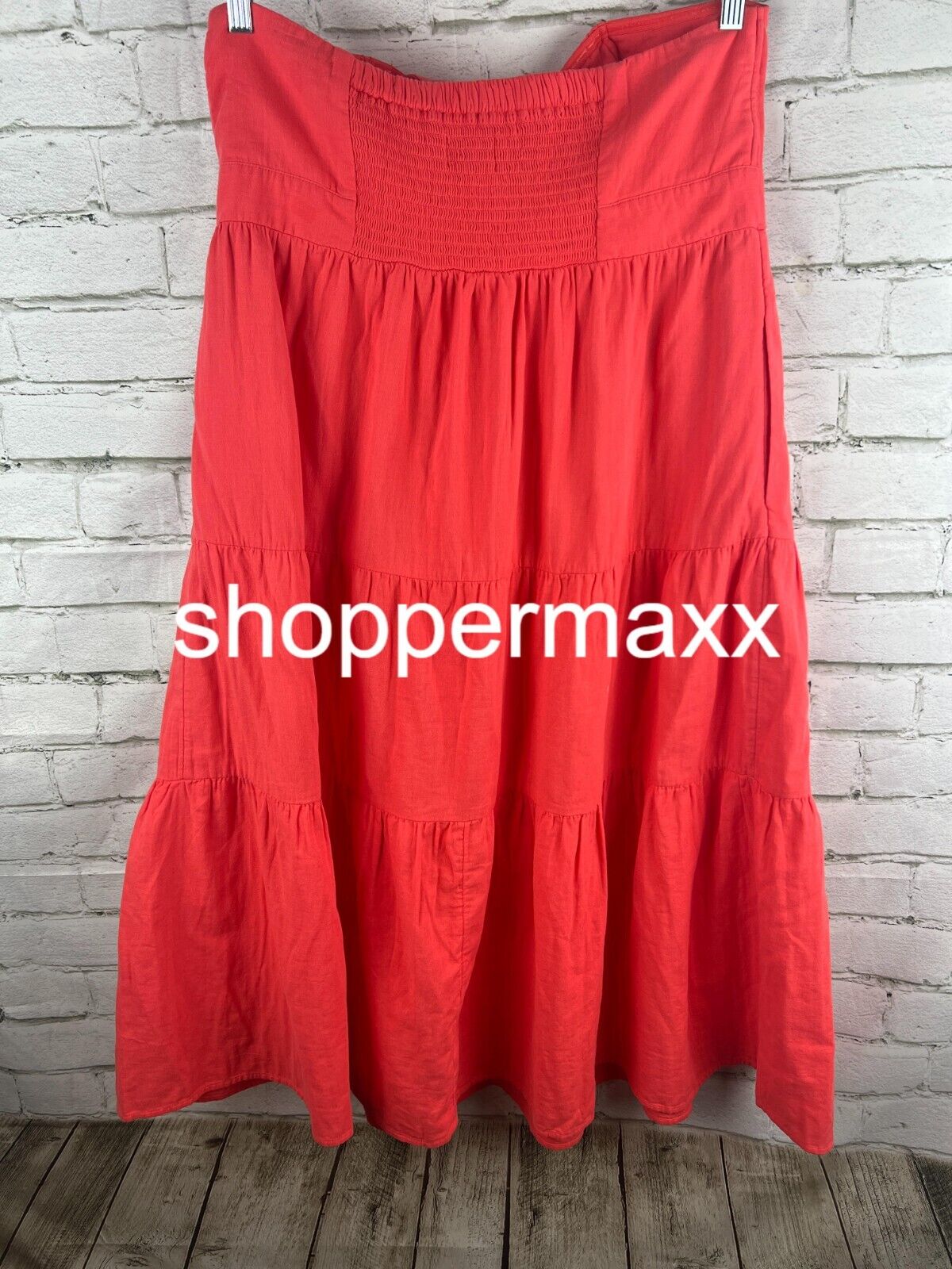 Women's Strapless Dress - Universal Thread, Red, Size X-Large