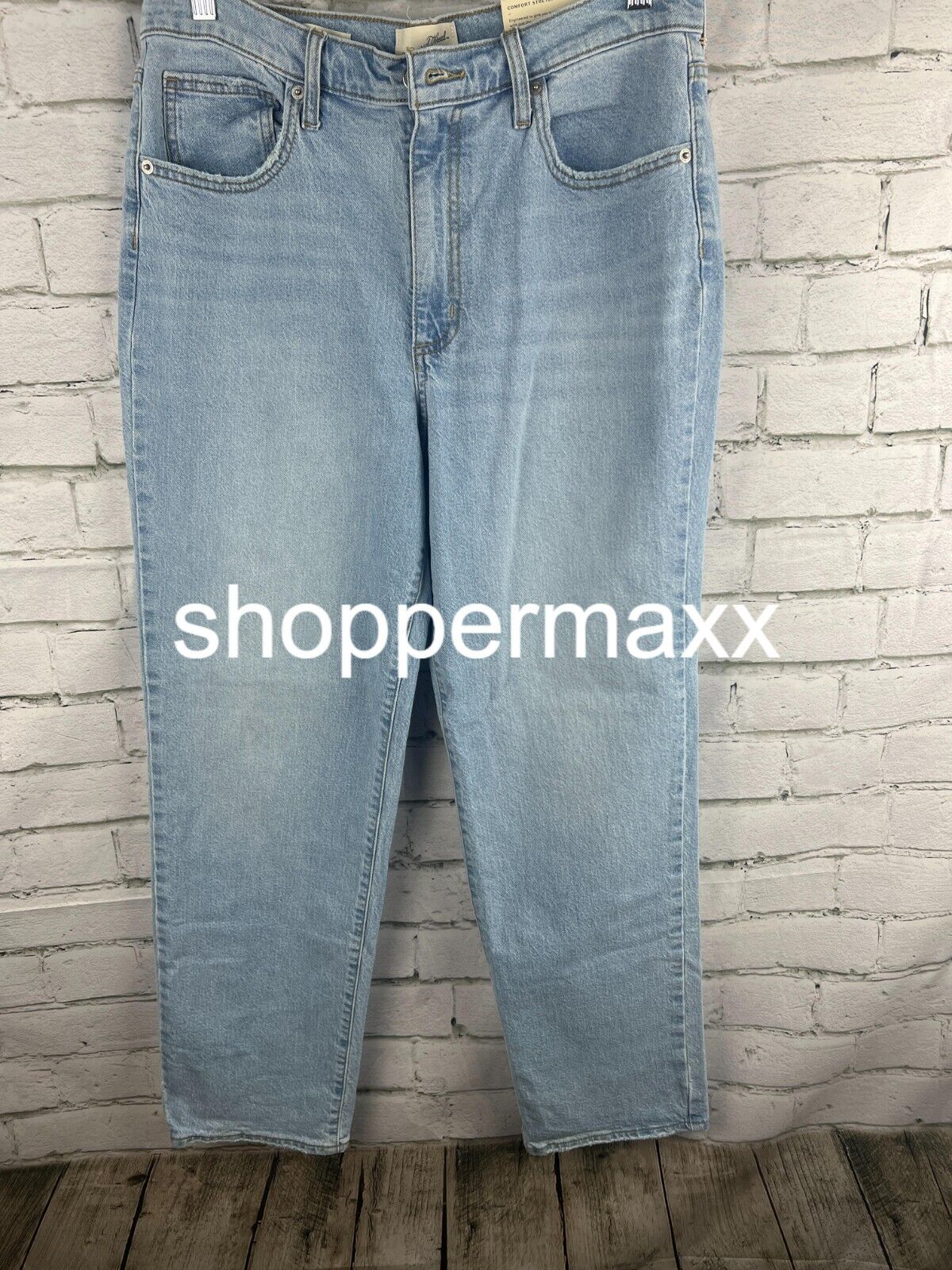 Women's High-Rise 90's Straight Jeans - Universal Thread, Light Wash, 12