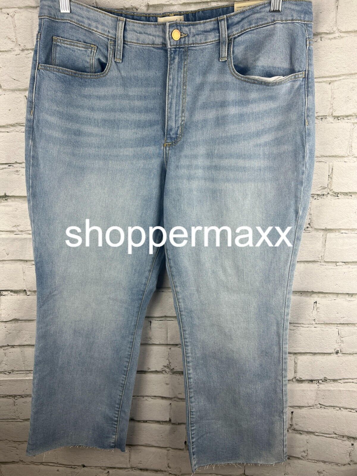 WOMEN'S HIGH-RISE BOOTCUT JEANS - UNIVERSAL THREAD, LIGHT WASH, 16