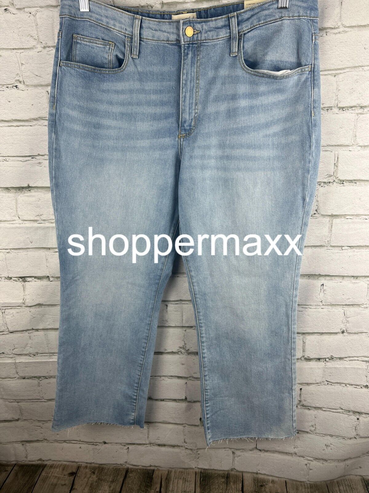 WOMEN'S HIGH-RISE BOOTCUT JEANS - UNIVERSAL THREAD, LIGHT WASH, 16