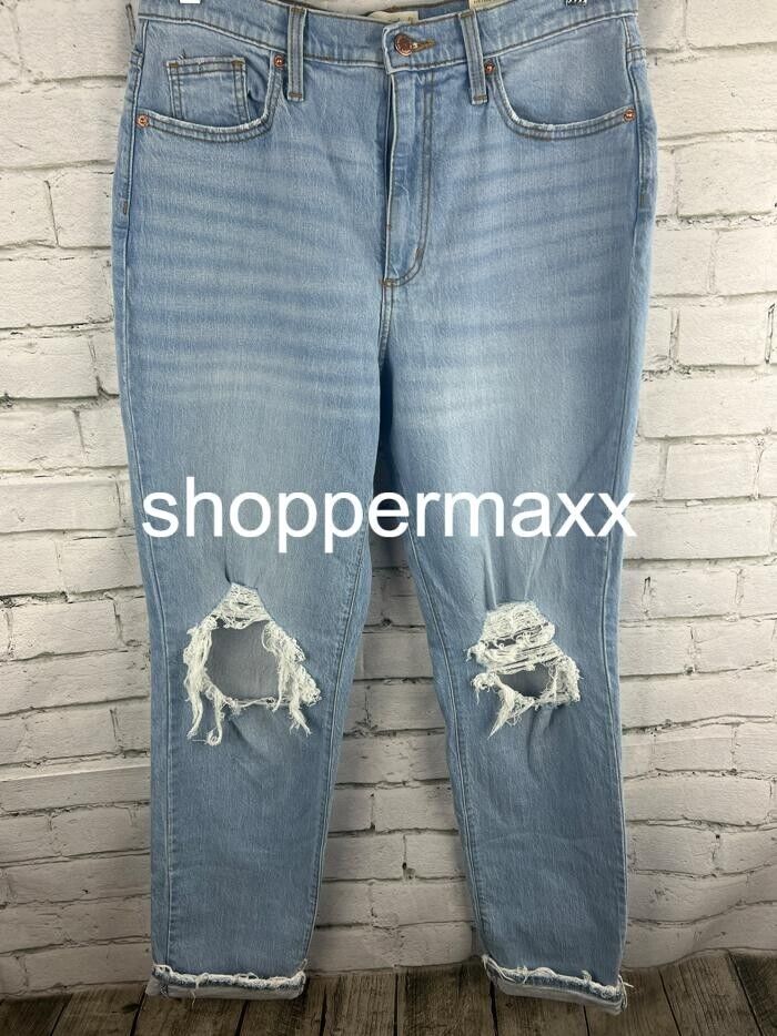 WOMEN HIGH-RISE 90'S VINTAGE STRAIGHT JEANS- UNIVERSAL THREAD LIGHT WASH 10 Long