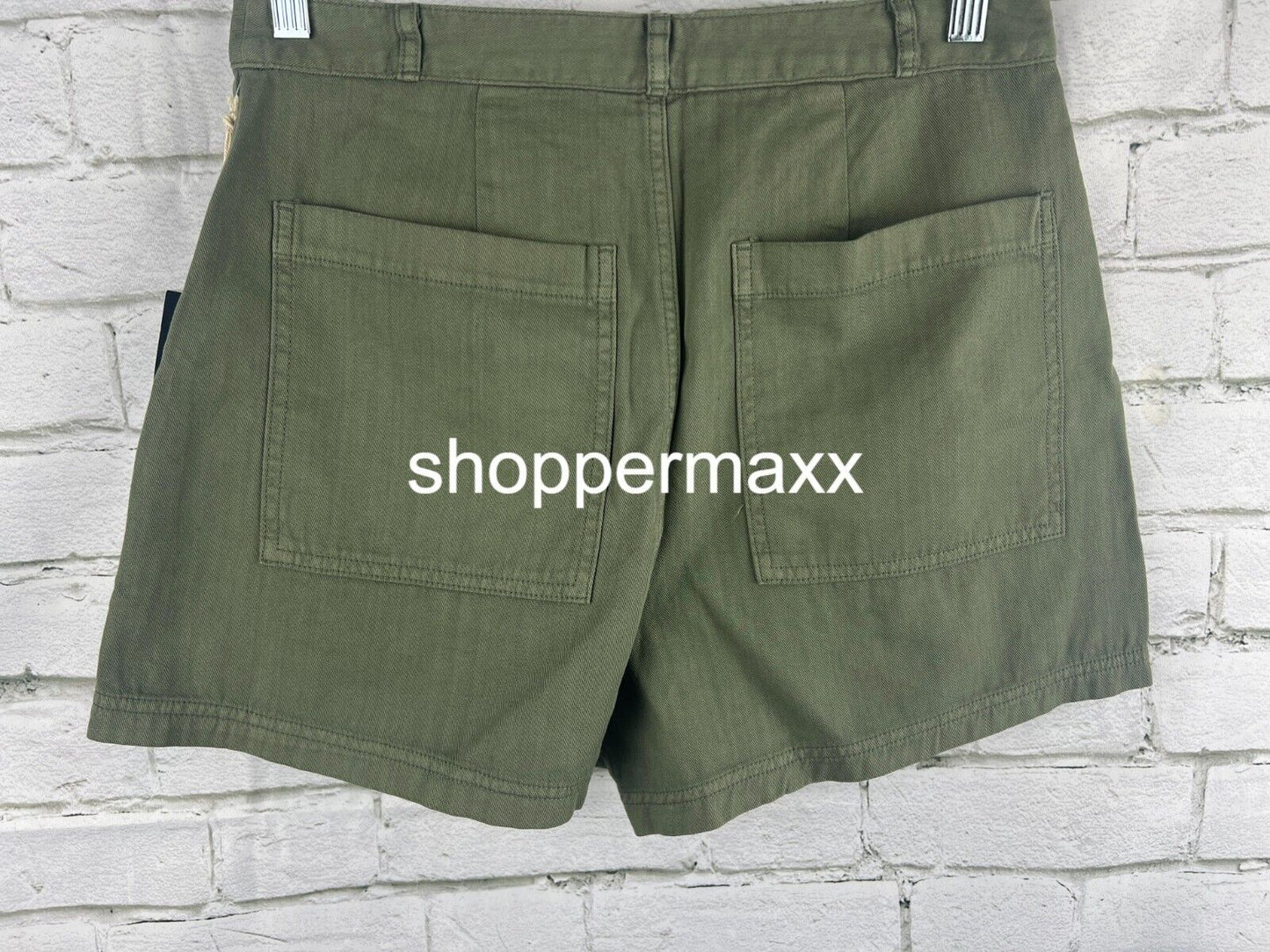 Women's High-Rise Utility Shorts - Universal Thread, Green, Size 8