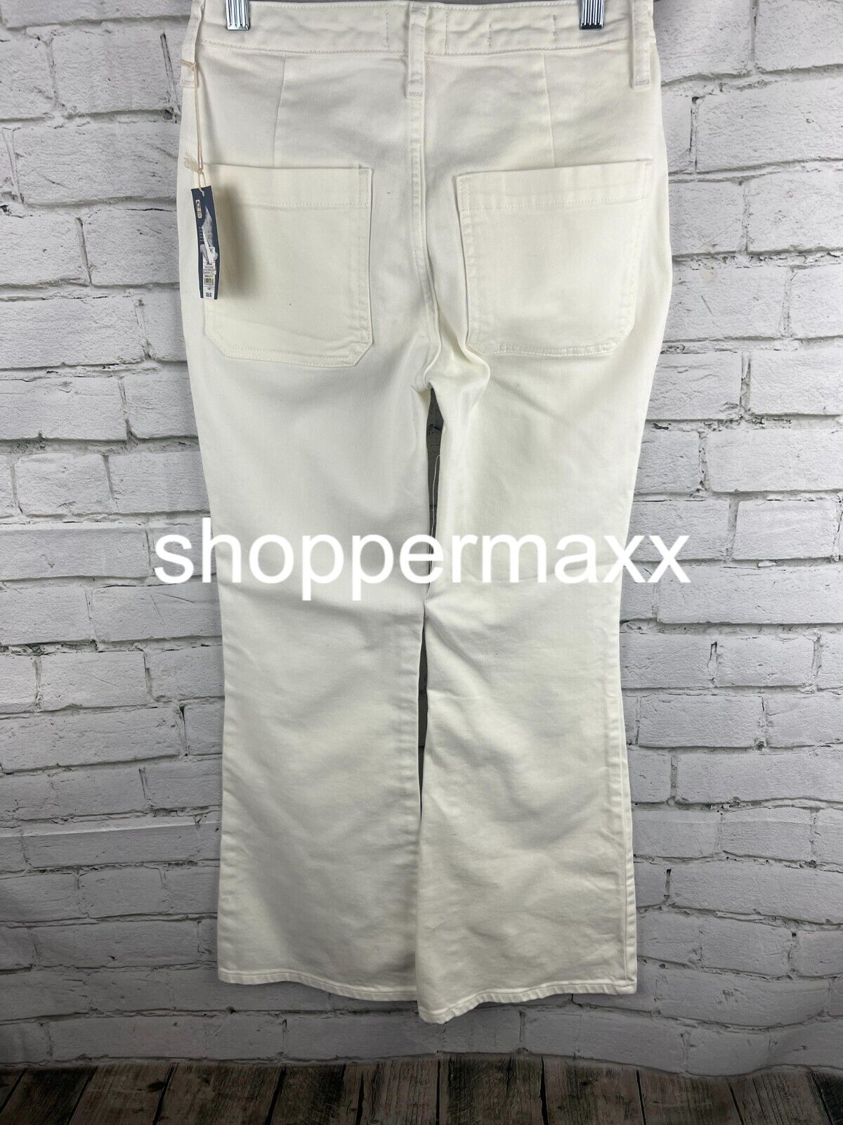 WOMEN'S HIGH-RISE FLARE JEANS - UNIVERSAL THREAD, WHITE, 6 SHORT