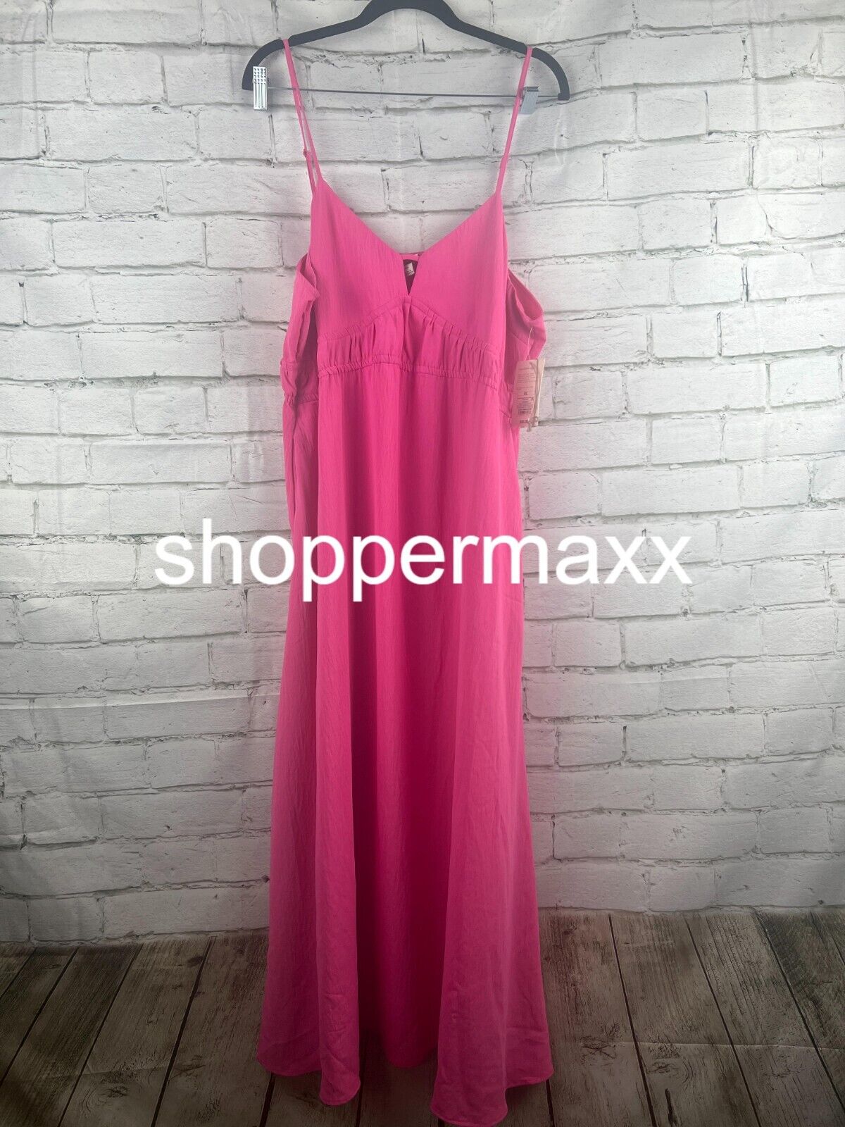 A New Day Women's Spaghetti Strap Dress, PINK, Size X-Large