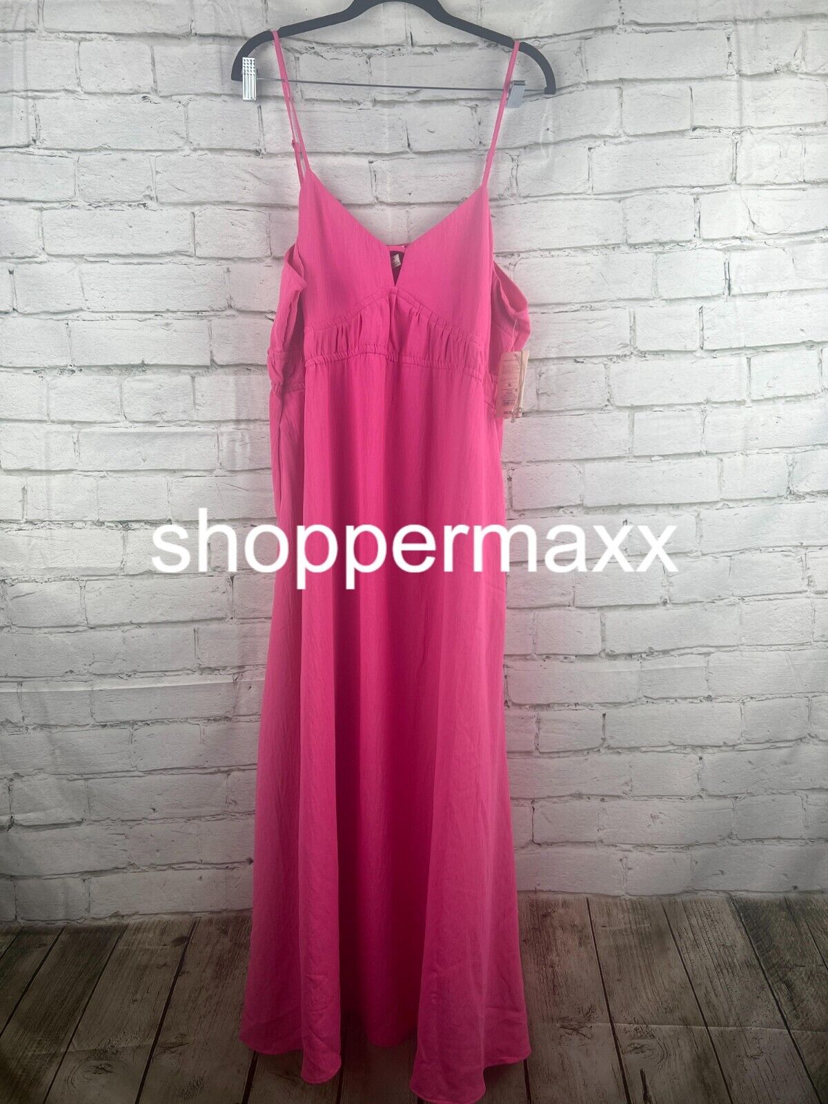 A New Day Women's Spaghetti Strap Dress, PINK, Size X-Large