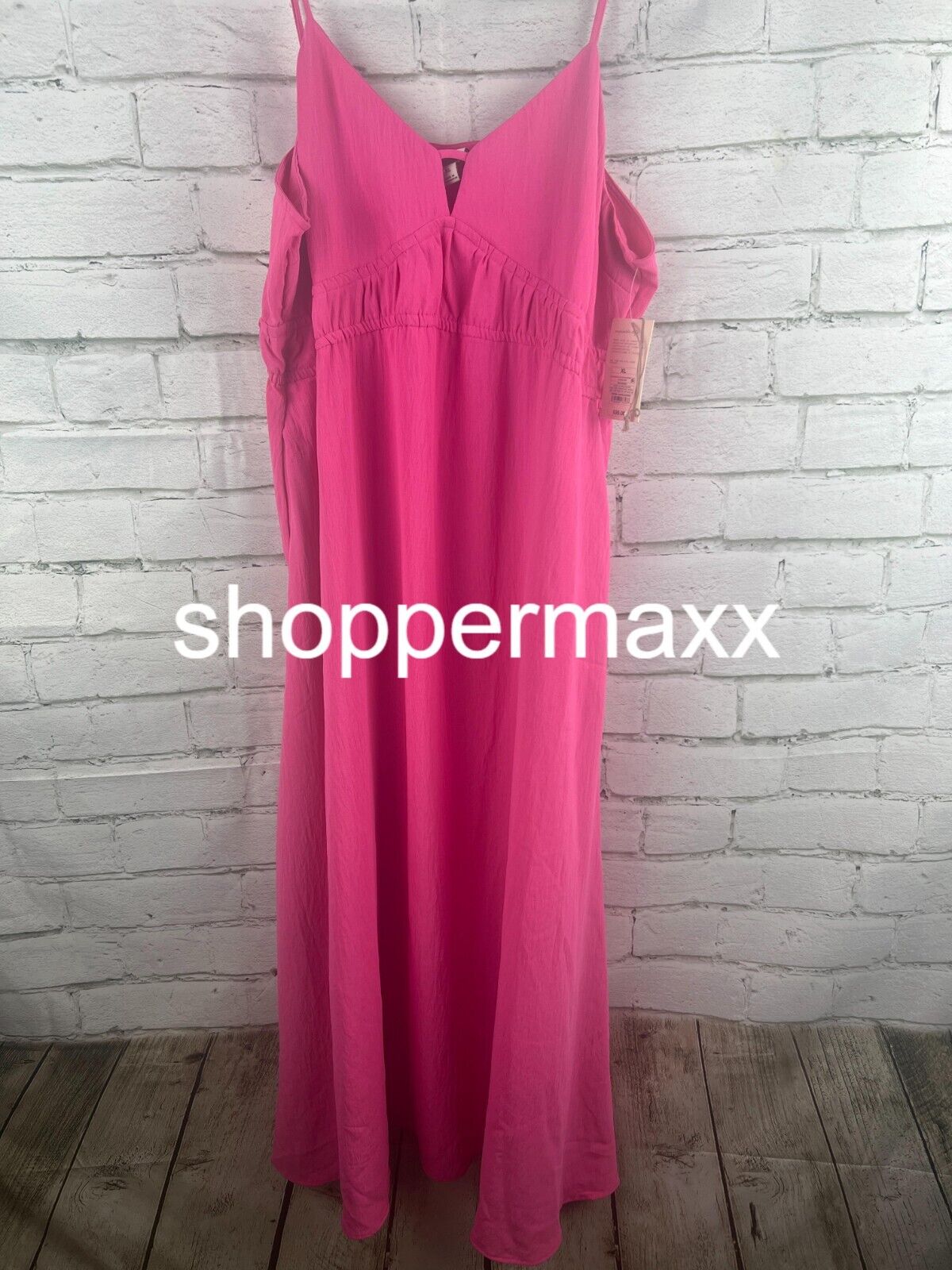 A New Day Women's Spaghetti Strap Dress, PINK, Size X-Large